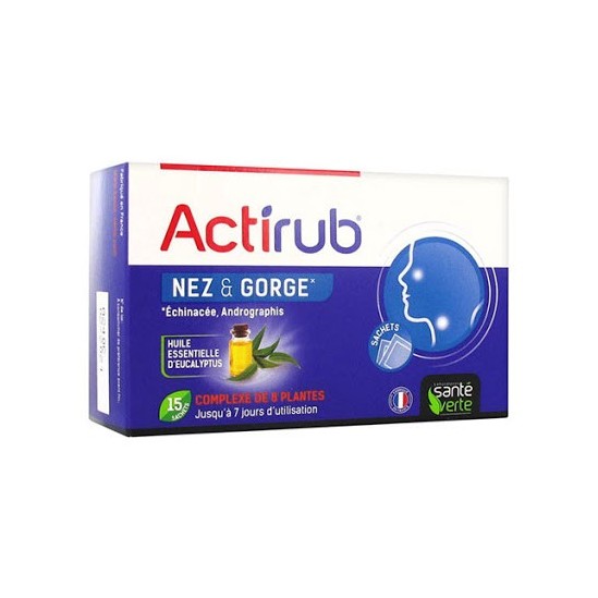 ACTIRUB SANTE VERTE SACHET 15