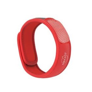 Parakito - Bracelet adulte anti-moustiques rouge