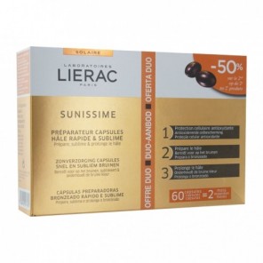 Lierac sunissime préparateur capsules hâle rapide&sublime 11.4g