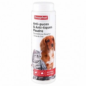 Beaphar poudre tétraméthrine chiens et chats 150g