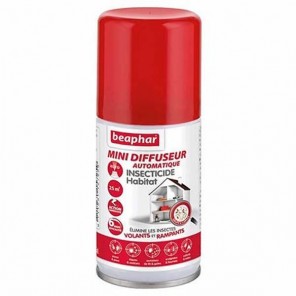 Beaphar mini diffuseur automatique insecticide habitat 75ml