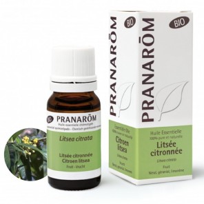 Pranarôm litsée citronnée huile essentielle 10ml