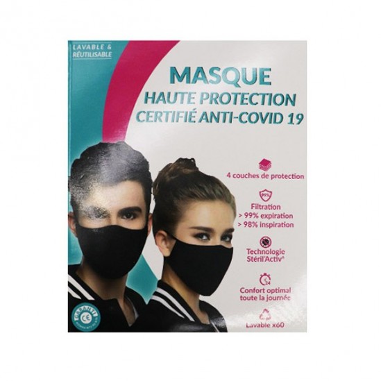 Prescription nature masque ffp2 haute protection cuivre taille M bleu