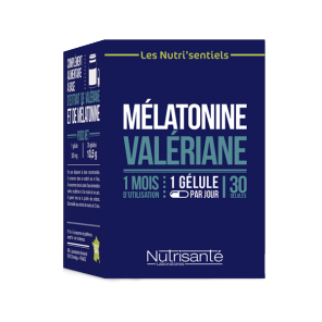 Nutrisanté les nutri'sentiels mélatonine valériane 30 gélules