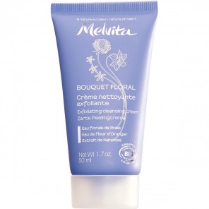 Melvita crème nettoyante exfoliante bouquet floral 50ml