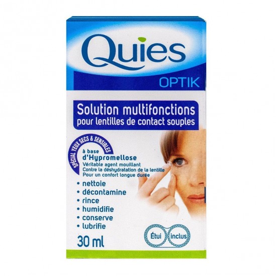 Quies solution multifonctions lentilles de contact souples 30ml