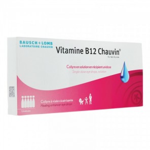 Baush + lomb vitamine B12 chauvin collyre en solution 10 unidoses