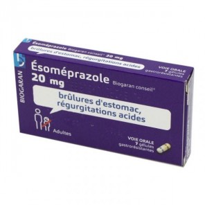 Biogaran esoméprazole 20 mg 7 gélules gastro-résistantes