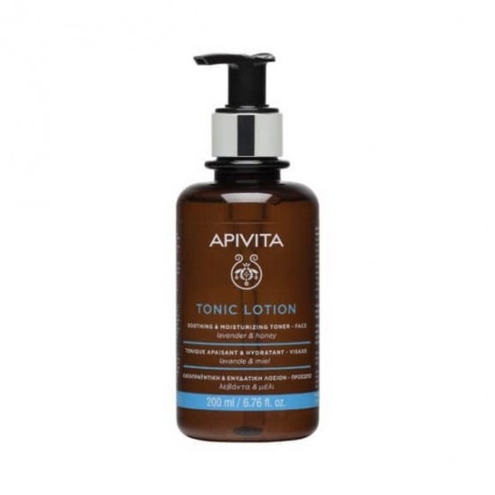 Apivita tonic lotion apaisant et hydratant visage 200ml