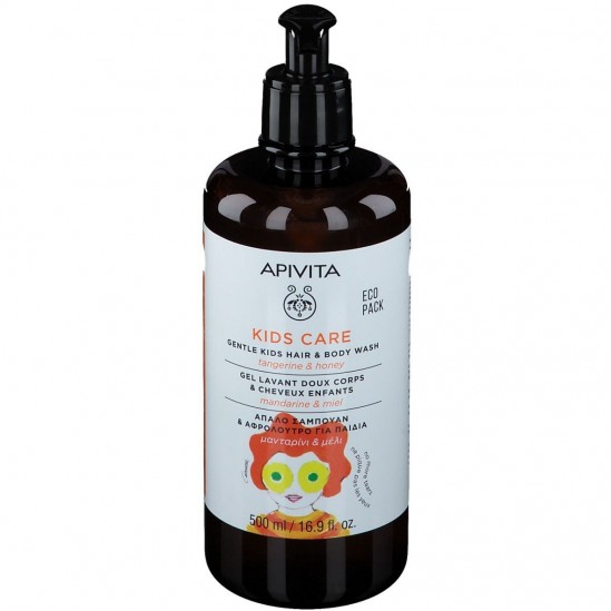 Apivita kids care gel lavant doux corps & cheveux enfants 500ml