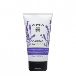 Apivita caring lavender crème corps hydratante & apaisante 150ml