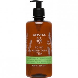 Apivita tonic mountain tea gel douche ecopack 500ml