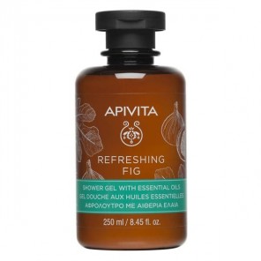 Apivita refreshing fig gel douche aux huiles essentielles 250ml