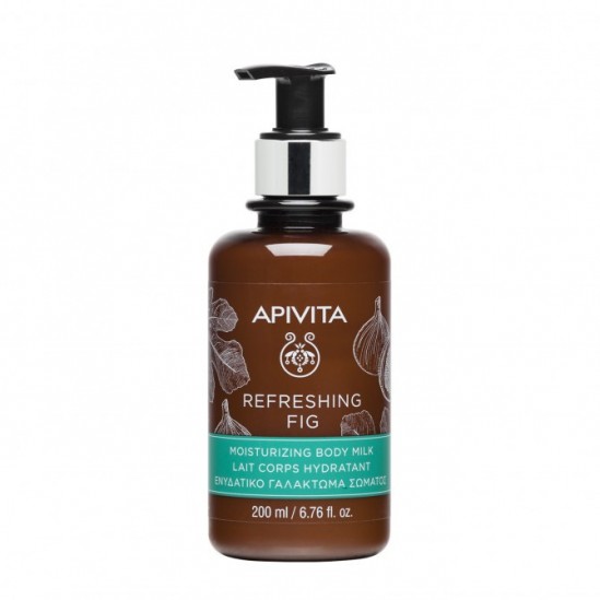 Apivita refreshing fig lait corps hydratant 200ml