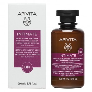 Apivita intimate lady gel nettoyant moussant doux 200ml