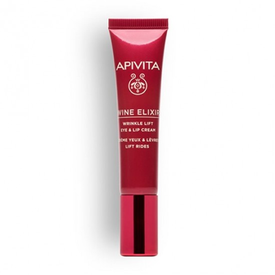 Apivita wine elixir crème yeux et lèvres lift rides 15ml