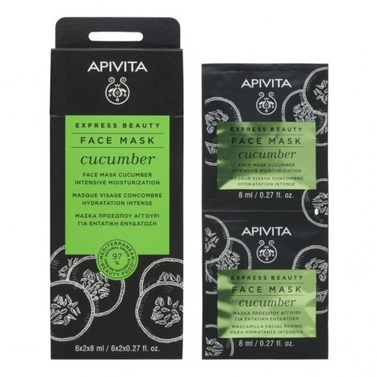 Apivita masque visage concombre 6x2x8ml