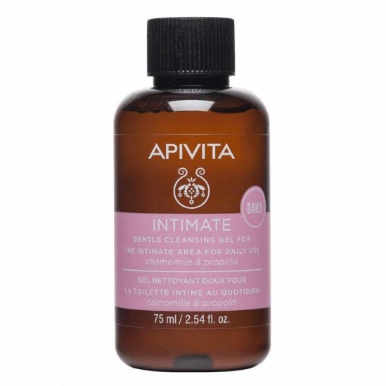 Apivita intimate daily gel nettoyant doux pour toilette intime 75ml