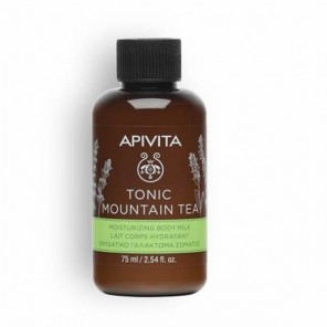 Apivita tonic mountain tea lait corps hydratant 75ml