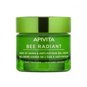 Apivita bee radiant gel-crème signes de l'âge texture légère 50ml