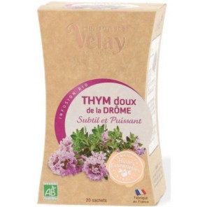 Pagès infusion bio thym doux de la drôme 20 sachets 20g