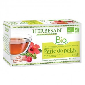 Herbesan bio infusion perte de poids n°15 20 sachets