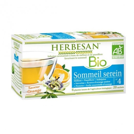 Herbesan bio infusion sommeil serein n°4 20 sachets