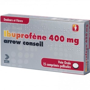 Ibuprofène arrow 400mg 15 comprimés