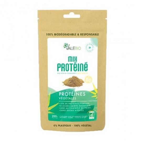 Valebio mix protéiné proteine végétale bio 200g