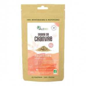 Valebio graine de chanvre décortiquée bio 200g