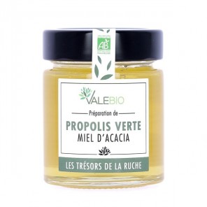 Valebio propolis verte miel d'acacia bio 170g