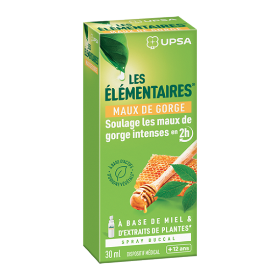 Upsa les élémentaires spray maux de gorge 30ml