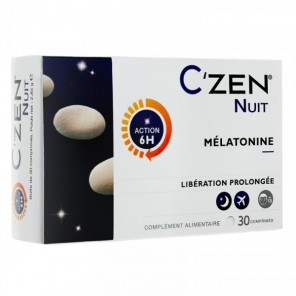 Bausch & Lomb c’zen nuit mélatonine 30 comprimés