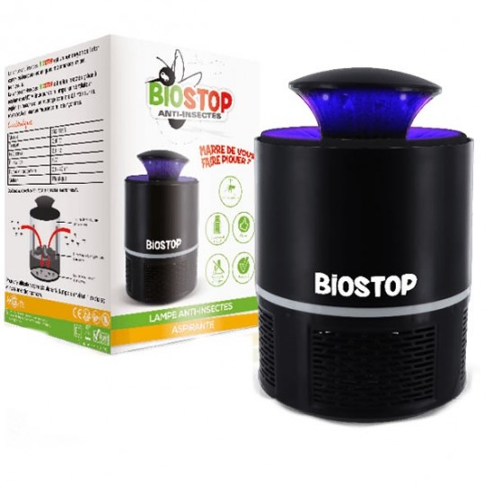 Ageti biostop lampe aspirante anti-insectes