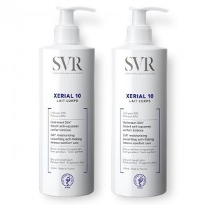 Svr xérial 10 lait corps duo 2x400ml