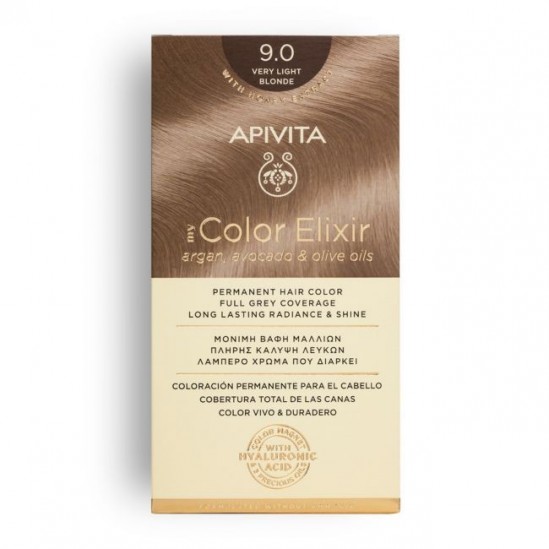 Apivita color elixir 9.0 blond très clair