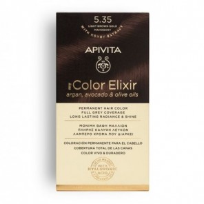 Apivita color elixir 5.35 acajou doré marron clair