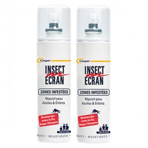 Cooper insect écran zones infestées 2x50ml