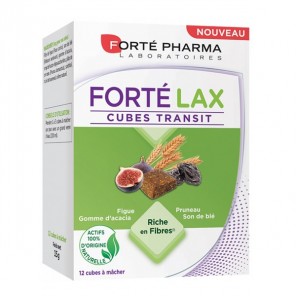 Forté pharma forté lax cubes transit boîte de 12 à macher