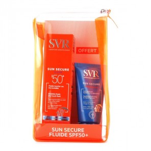 SVR Coffret Sun Secure Fluide Toucher Sec SPF 50+ 50 ml + Après-Soleil 50 ml Offert