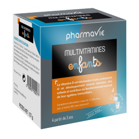 Pharmavie multivitamines enfants 28 sachets