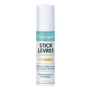 Pharmaprix stick lèvres nourrissant spf15 5,7ml