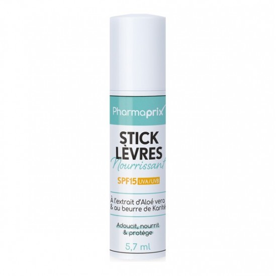 Pharmaprix stick lèvres nourrissant spf15 5,7ml