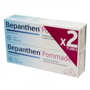 Bepanthen 5 % Pommade lot de 2 x 100g