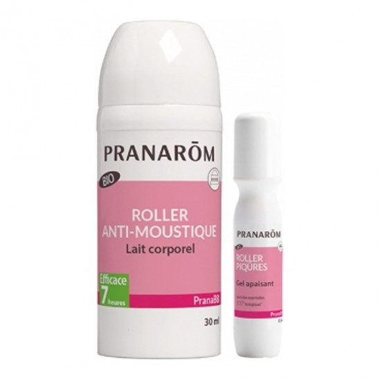 Pranarôm pranabb roller anti-moustique bio 30ml + gel apaisant bio 15ml