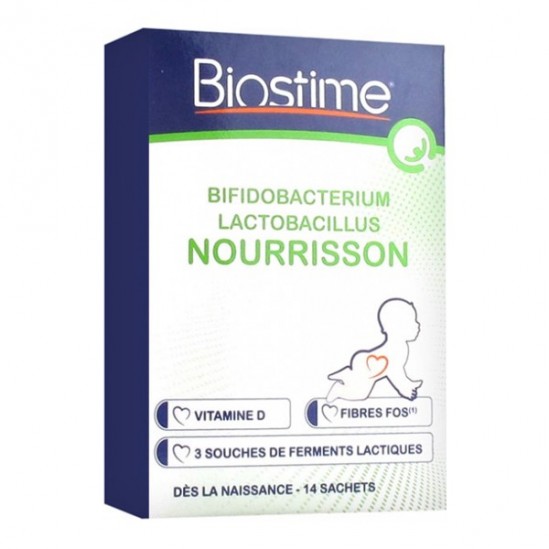 Biostime bifidobacterium lactobacillus nourrisson 14 sachets