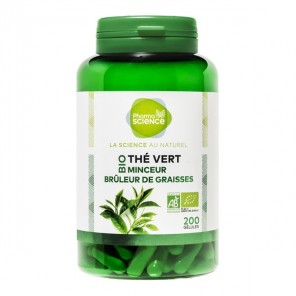 Pharmascience thé vert bio minceur 200 gélules