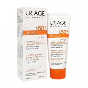 Uriage bariésun crème minérale spf50+ 100ml