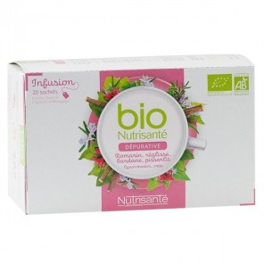 Nutrisante infusion bio dépurative 20 sachets