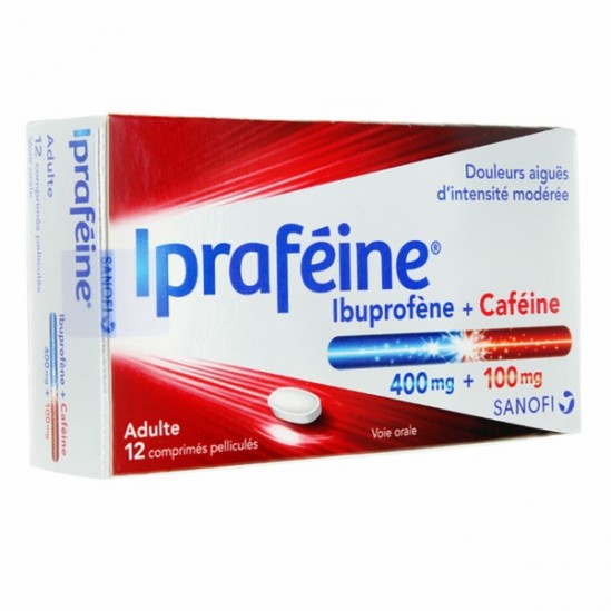 Iprafeine 400mg/100mg 12 comprimés pelliculés